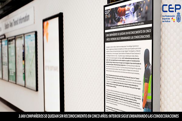 TRES MIL C0MPAÑEROS SE QUEDAN SIN RECONOCIMIENTO EN CINCO AÑOS:  INTERIOR SIGUE EMBARRANDO LAS CONDECORACIONES 