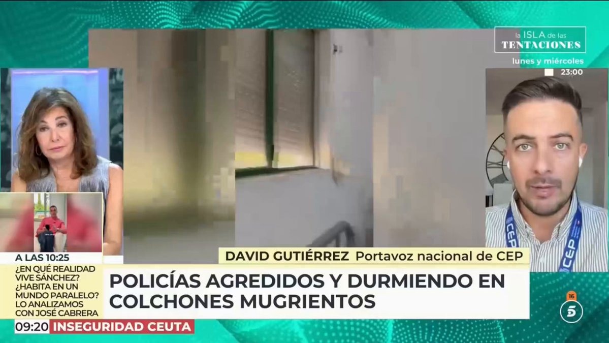 DESPUÉS DE 45 DÍAS INTERIOR SIGUE SIN SER CAPAZ DE ENCONTRAR UN ALOJAMIENTO DIGNO PARA LOS POLICÍAS DESPLEGADOS EN CEUTA, COMO HEMOS DENUNCIADO HOY EN PROGRAMADEAR.