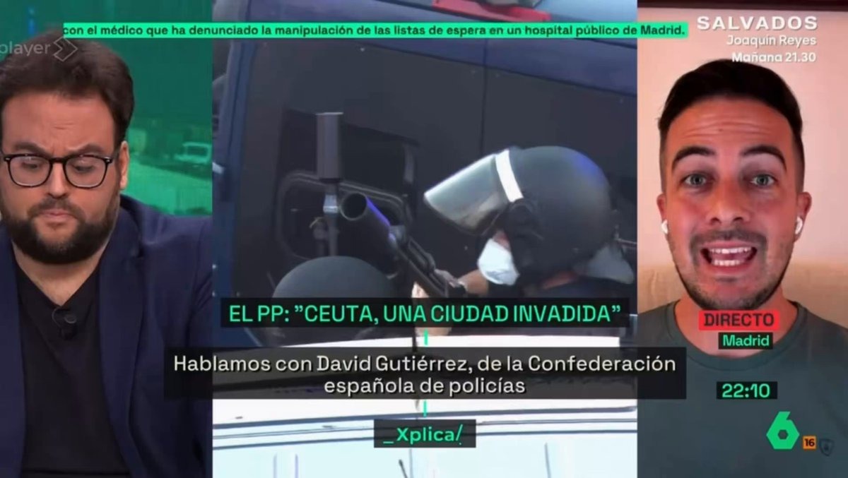 AYER NOCHE TUVIMOS QUE EXPLICAR A DOS ‘ESPECIALISTAS’ DE PLATÓ TELEVISIVO QUE LOS POLICÍAS NO SOMOS CIUDADANOS DE SEGUNDA Y QUE CLARO QUE PODEMOS, DEBEMOS Y QUEREMOS OPINAR SOBRE TODO LO QUE TENGA QUE VER CON NUESTRO TRABAJO