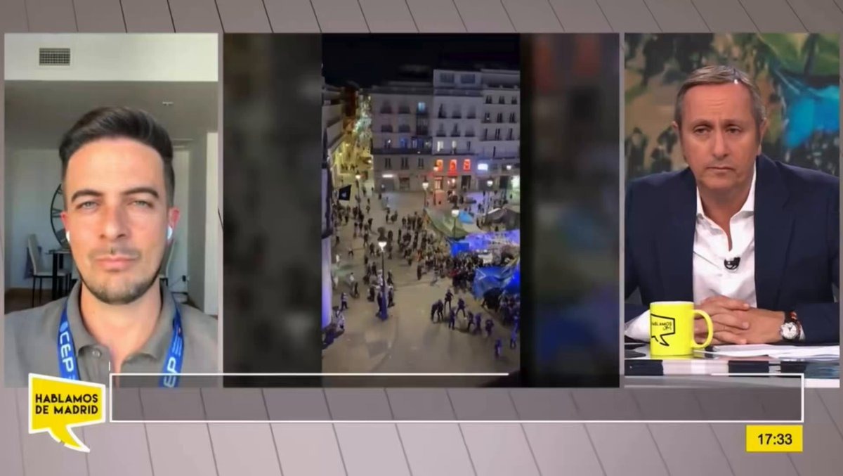 ERA TODO PACÍFICO… HASTA QUE HA DEJADO DE SERLO. VOLVEMOS A DENUNCIAR QUE LA ACAMPADA EN SOL SUPONE UN RIESGO PARA TODOS LOS MADRILEÑOS Y QUE HAY QUE LIMPIAR ESA PLAZA.