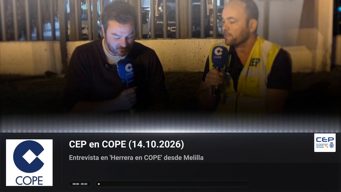 HOY HEMOS RECLAMADO PARA MELILLA LO MISMO QUE PARA CEUTA: MÁS POLICÍAS EN AQUELLA PLANTILLA